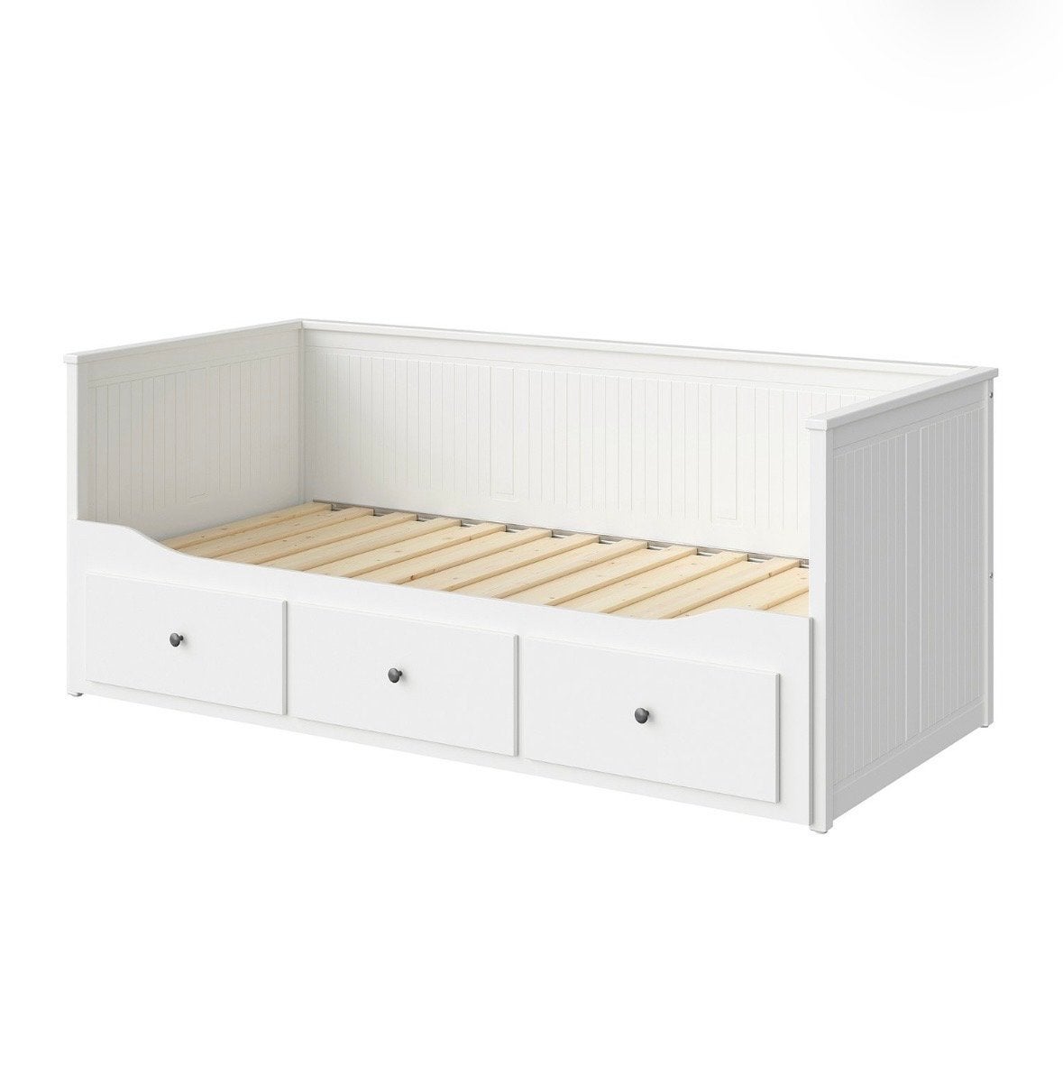 IKEA HEMNES uitschuifbed met ladekast, Huis en Inrichting, Ophalen, Verstelbaar, Wit, Tweepersoons