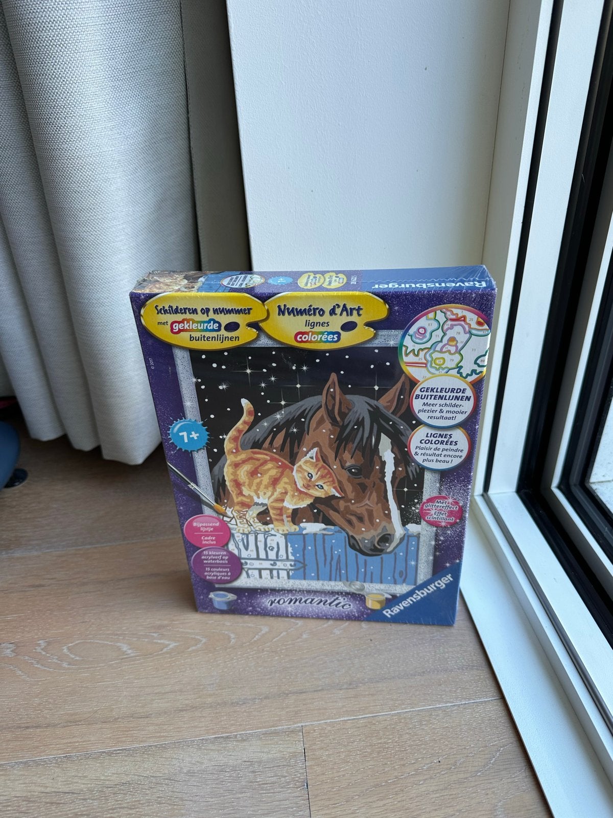 Schilderen op nummer Ravensburger - Paard en Kat, Ophalen of Verzenden, Nieuw, Schilderen op nummer