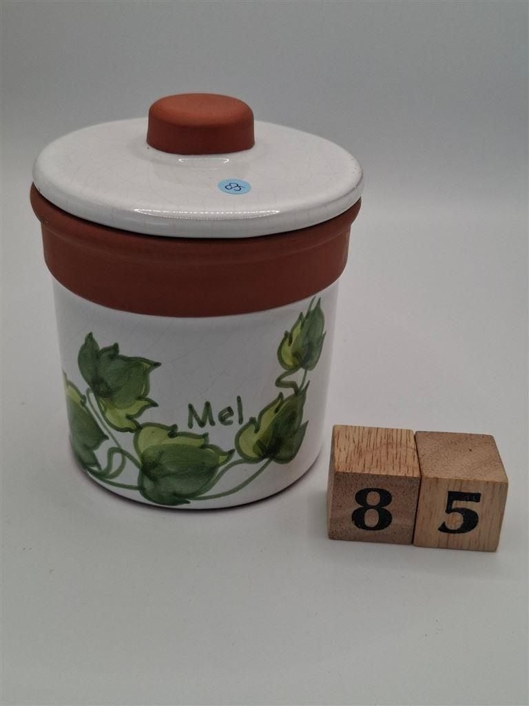 Honingpot uit Portugal nr. 085, handbeschilderd ,Mel, Ophalen of Verzenden, Zo goed als nieuw, Bord(en), Overige stijlen