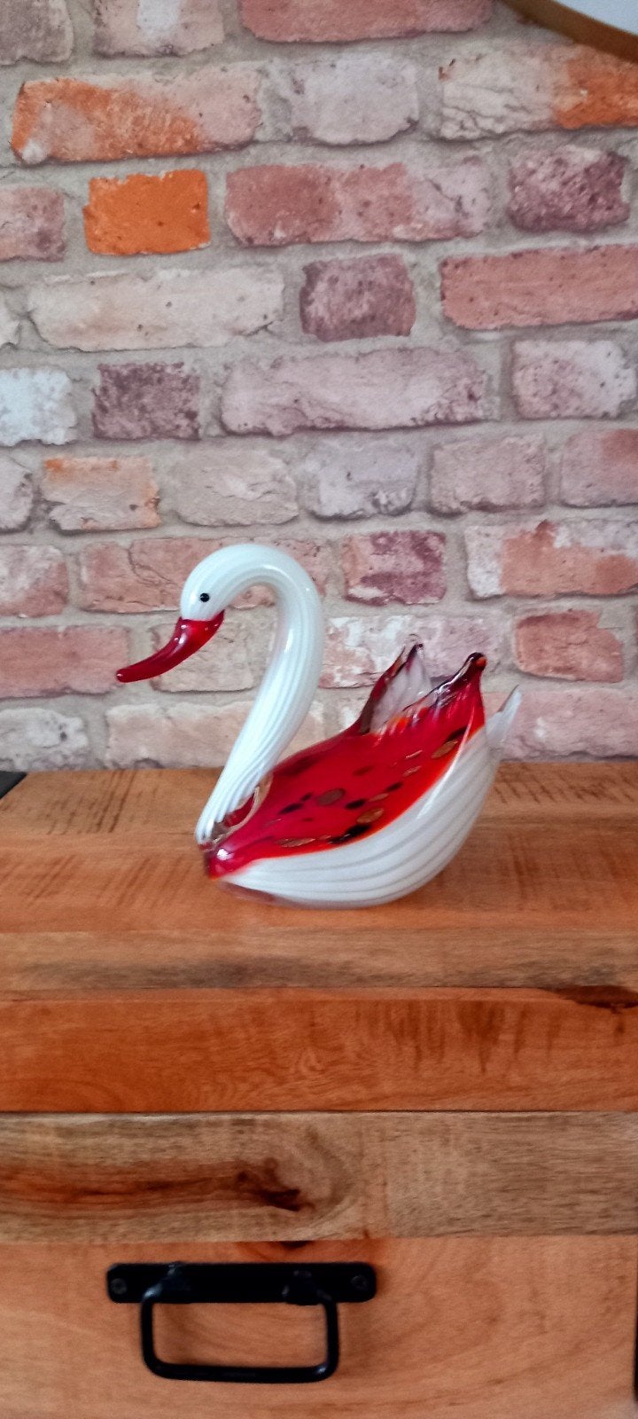 Murano Glas:Zwaan Beeld❤️SALE❤️, Ophalen of Verzenden, Nieuw, Dier