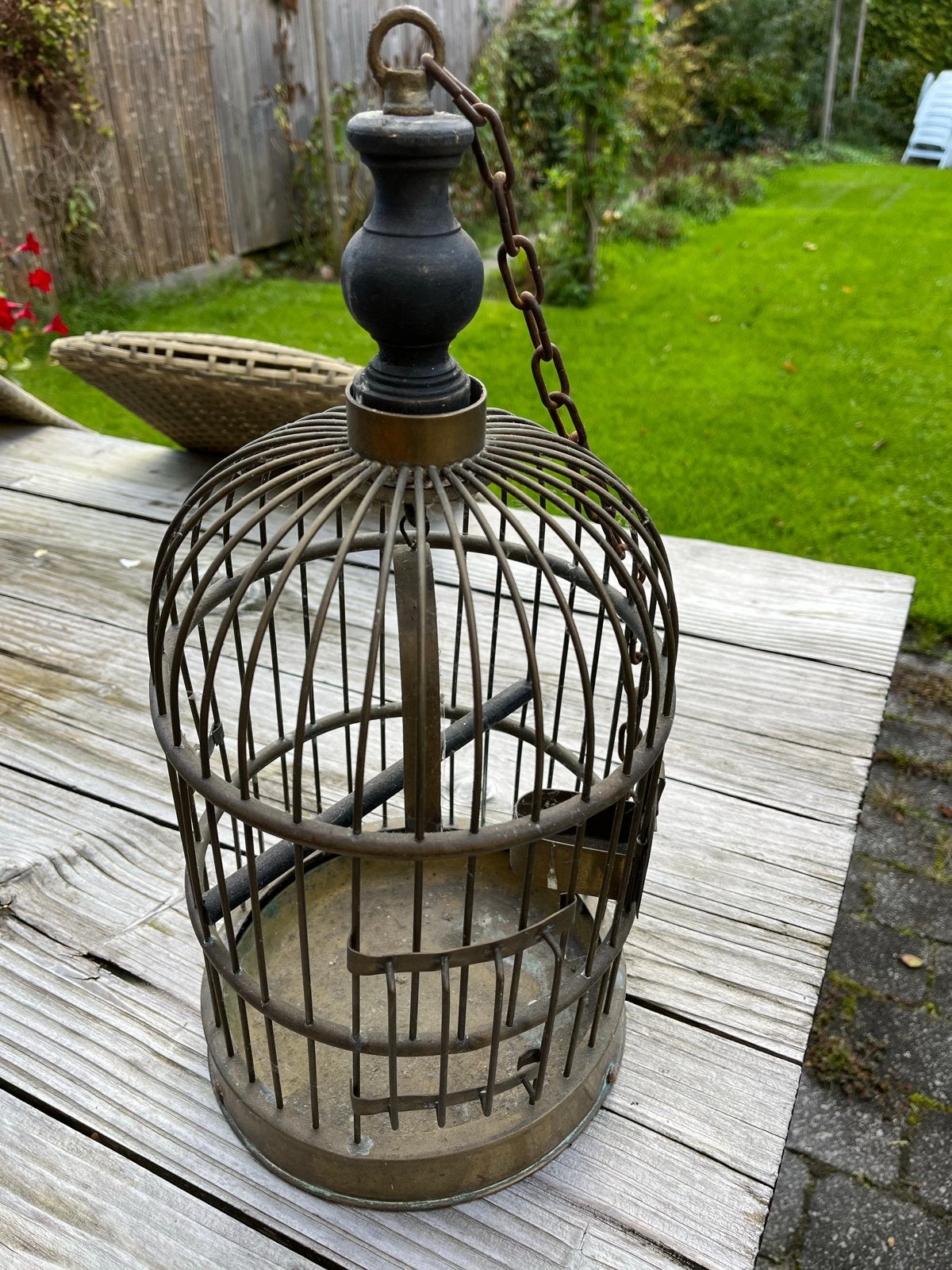 Antieke messing vogelkooi - decoratief en charmant, Ophalen