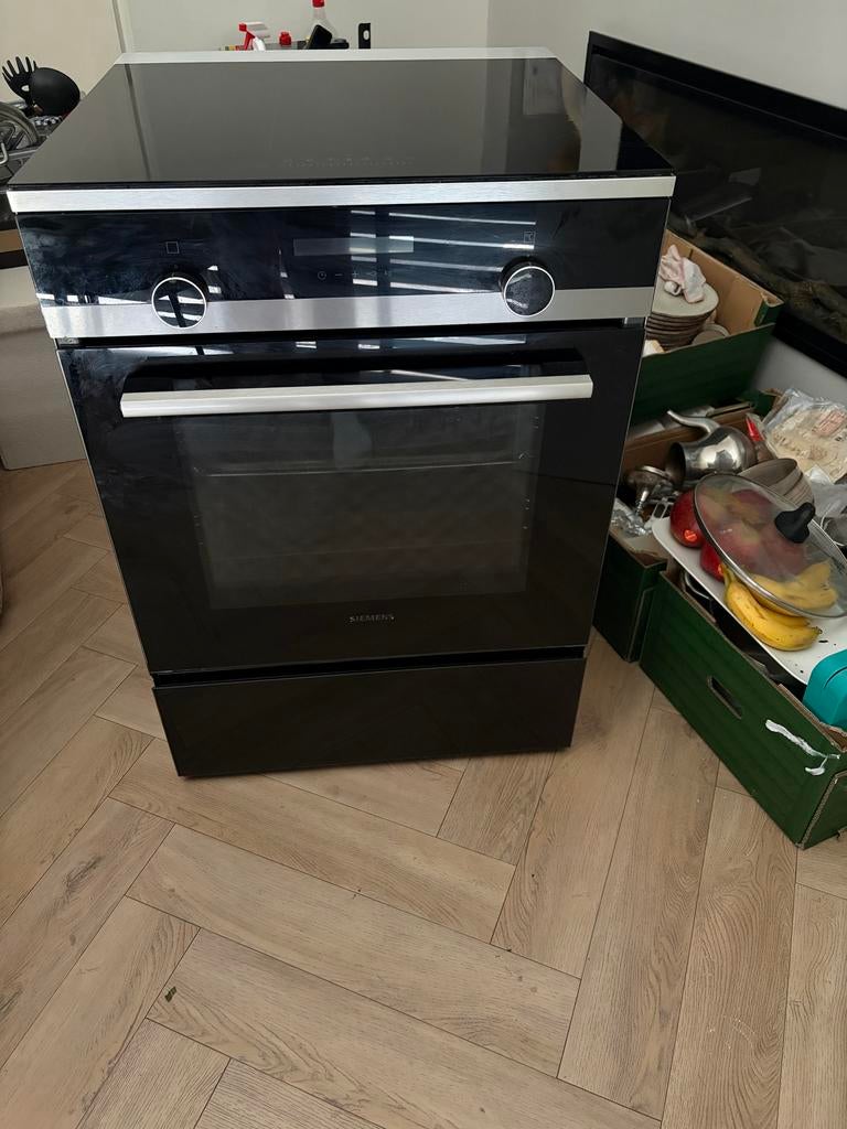 Siemens Inductie Fornuis 60 cm perilex 3 rotterdam, Gebruikt, Ophalen of Verzenden, Inductie, 45 tot 60 cm
