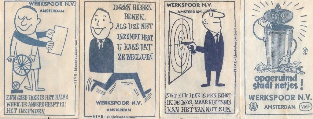 WS Werkspoor Amsterdam - NIVE ideeëncentrum VMF poes kat, Ophalen of Verzenden