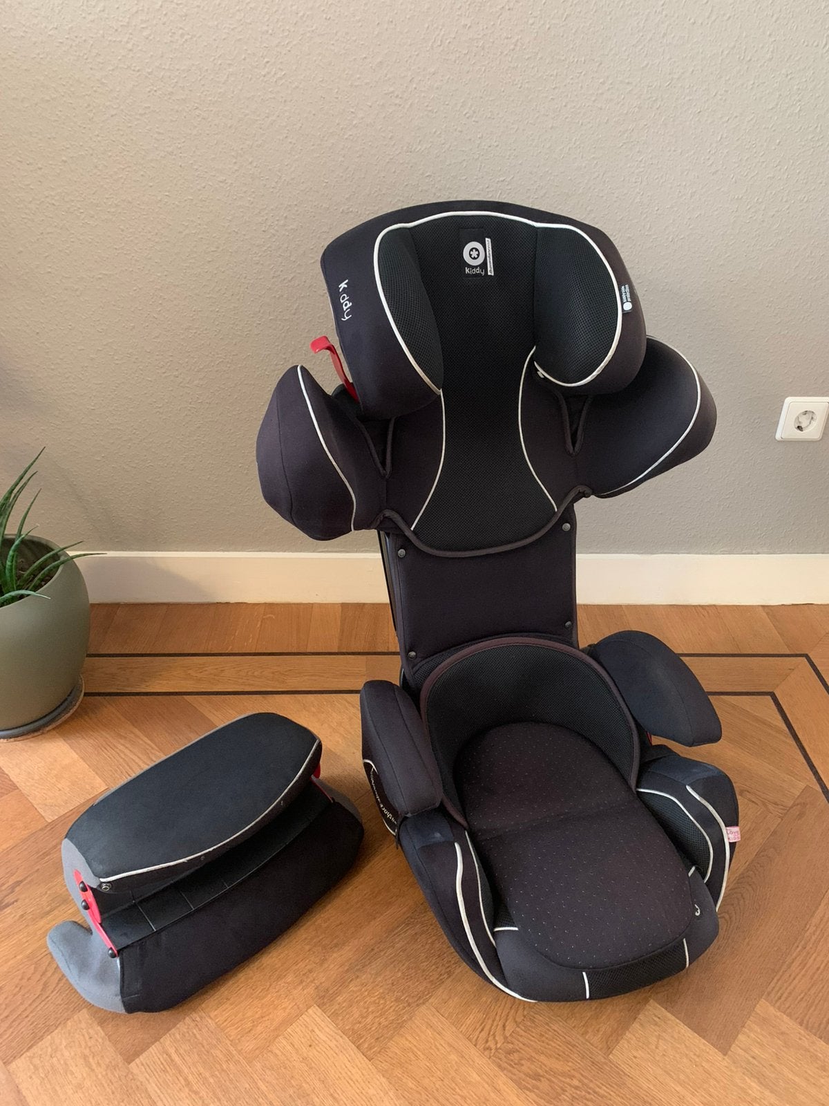 Kiddy GuardianPro2 Zwart - Groep 1/2/3 - 9 t/m 36 kg, Overige merken, Verstelbare rugleuning, Autogordel, Ophalen of Verzenden