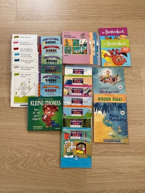 KINDERBOEKEN: BORRE EN VEILIG LEREN LEZEN., Ophalen of Verzenden, Zo goed als nieuw, Diverse auteurs, Fictie algemeen