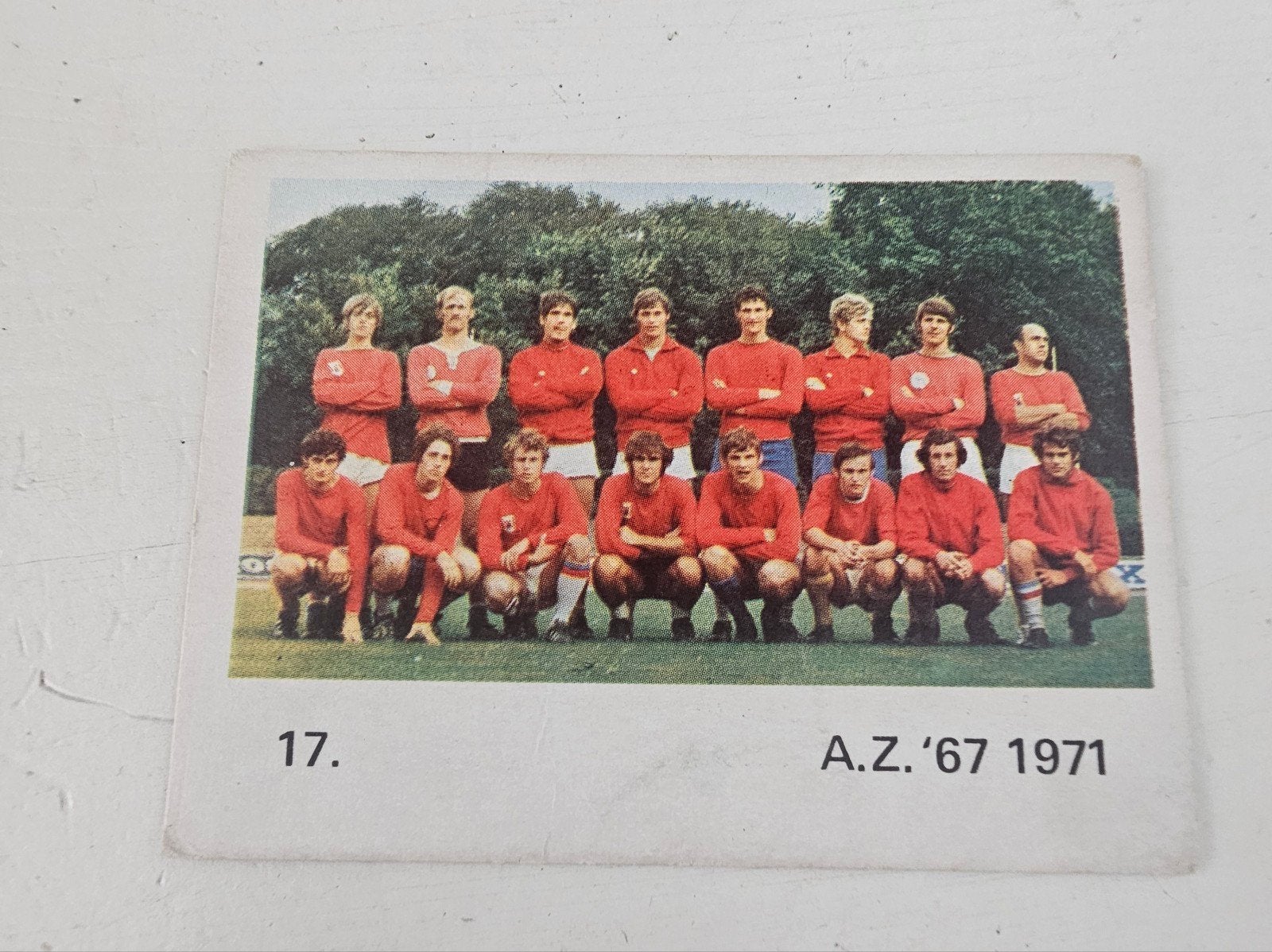 AZ'67 1971 Monty, Ophalen of Verzenden, AZ, Poster, Plaatje of Sticker