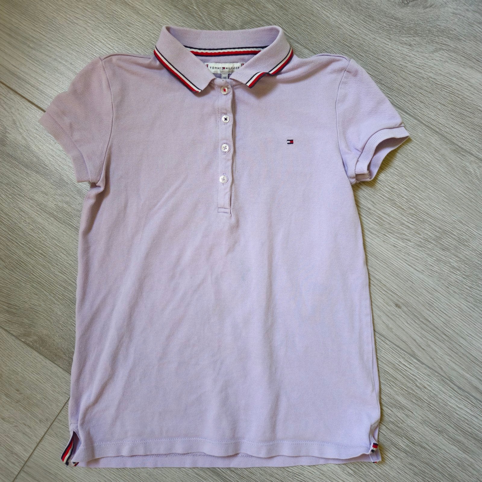 Kastopruiming: Tommy Hilfiger polo shirt maat 140, Kinderen en Baby's, Kinderkleding | Maat 140, Ophalen of Verzenden, Zo goed als nieuw