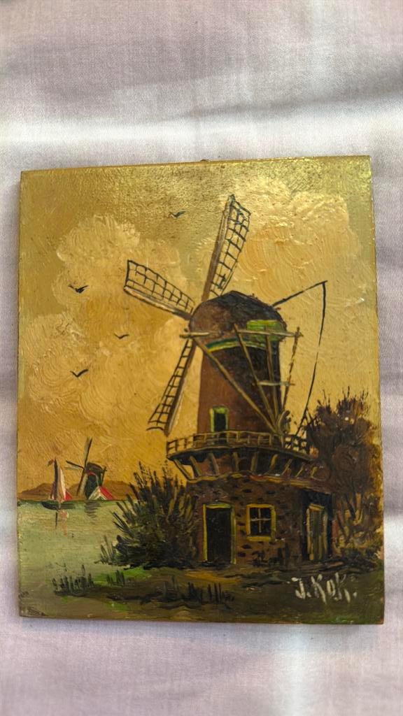 Prachtig schilderij van de schilder j kok, Ophalen of Verzenden