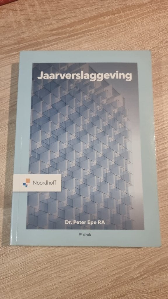 Jaarverslaggeving, Verzenden, Noordhoff, HBO, Zo goed als nieuw