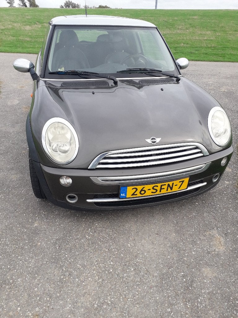 Mini Cooper 1.6 16V Park Lane Grijs 2005, Voorwielaandrijving, 4 cilinders, 4 stoelen, Handgeschakeld