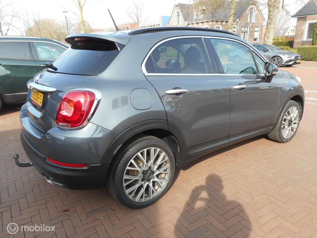 Fiat 500 X 1.4 Turbo MultiAir 140 Lounge TREKHAAK+DAKRAILS+L, Gebruikt, 4 cilinders, 500X, Origineel Nederlands