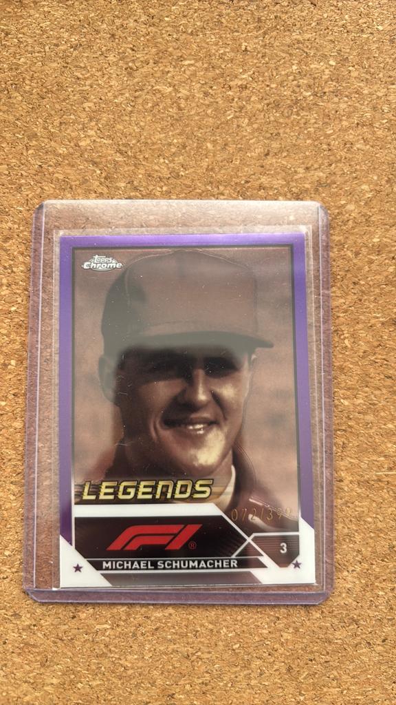 Michael Schumacher Topps Chrome Legends F1 Kaart, Ophalen of Verzenden, Zo goed als nieuw, Formule 1