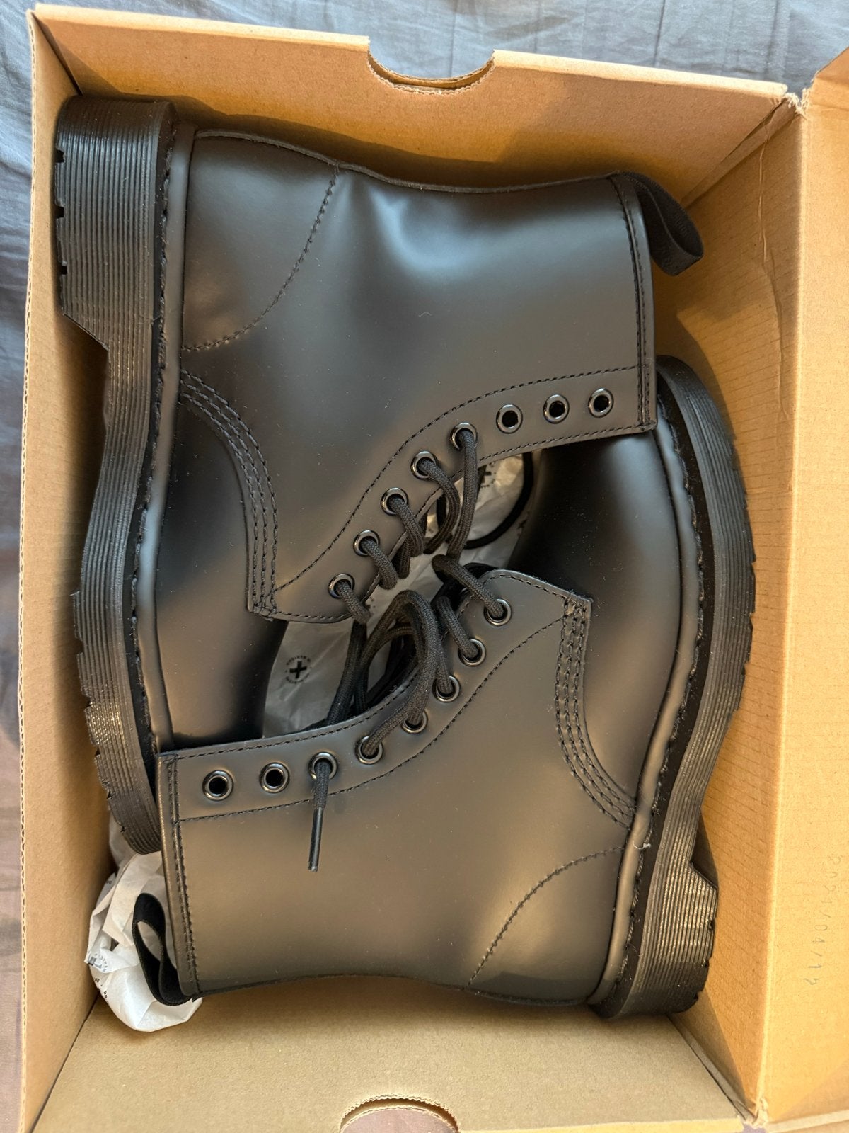 Dr. Martens 1460 Mono Smooth Black - Maat 37, Ophalen of Verzenden, Nieuw, Zwart, Lage of Enkellaarzen