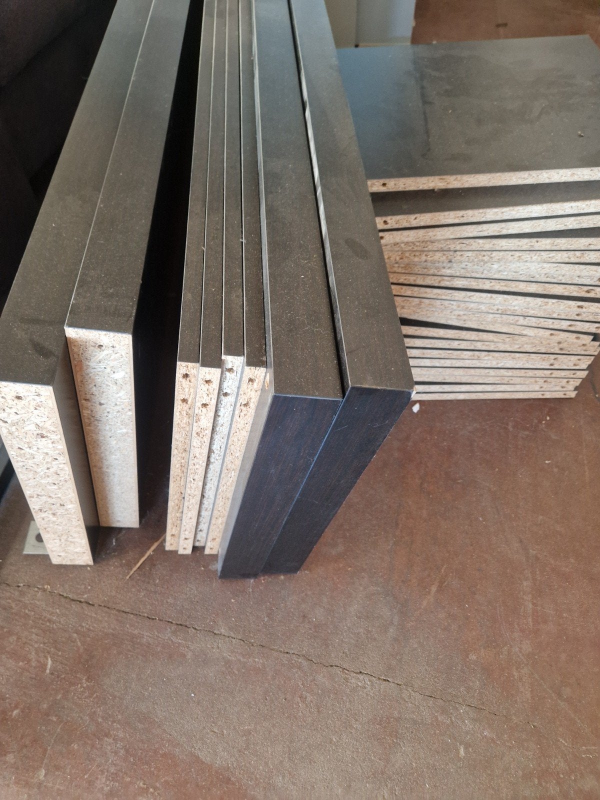 IKEA Vakkenkast 5-vaks zwart - Gedemonteerd, Ophalen, Gebruikt, Met plank(en)