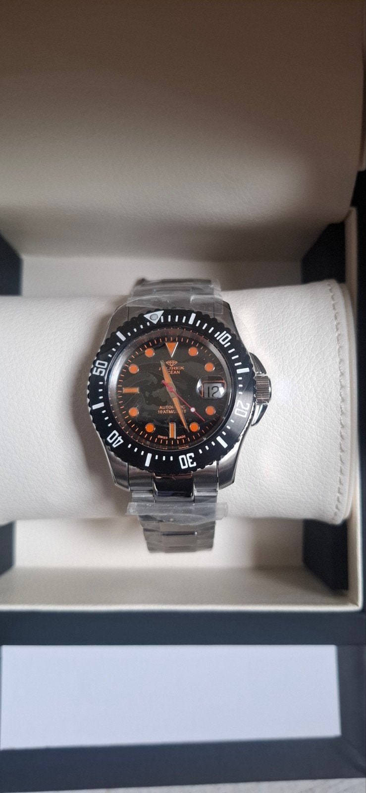 Murex Ocean Swiss Horloge, Overige merken, Staal, Staal, Polshorloge