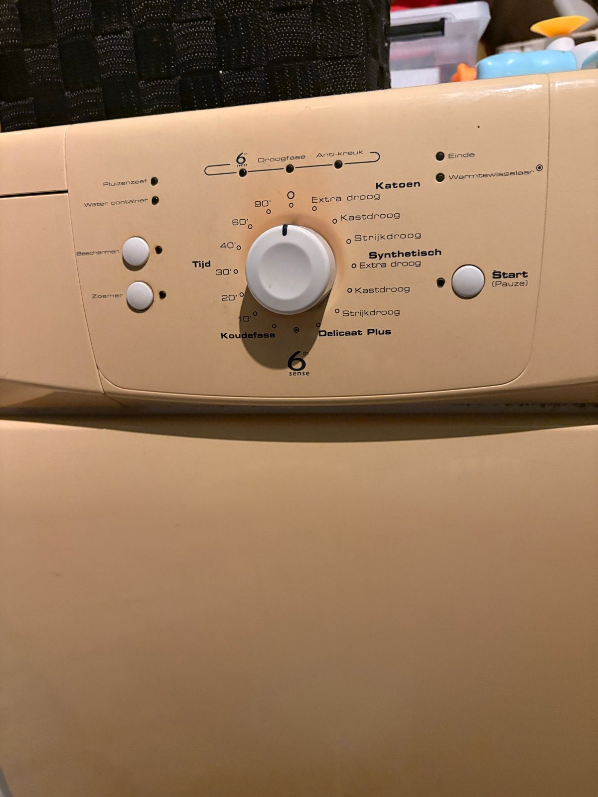 Whirlpool Wasdroger, Witgoed en Apparatuur, Wasdrogers, 6 tot 8 kg, Gebruikt, Ophalen of Verzenden, Voorlader