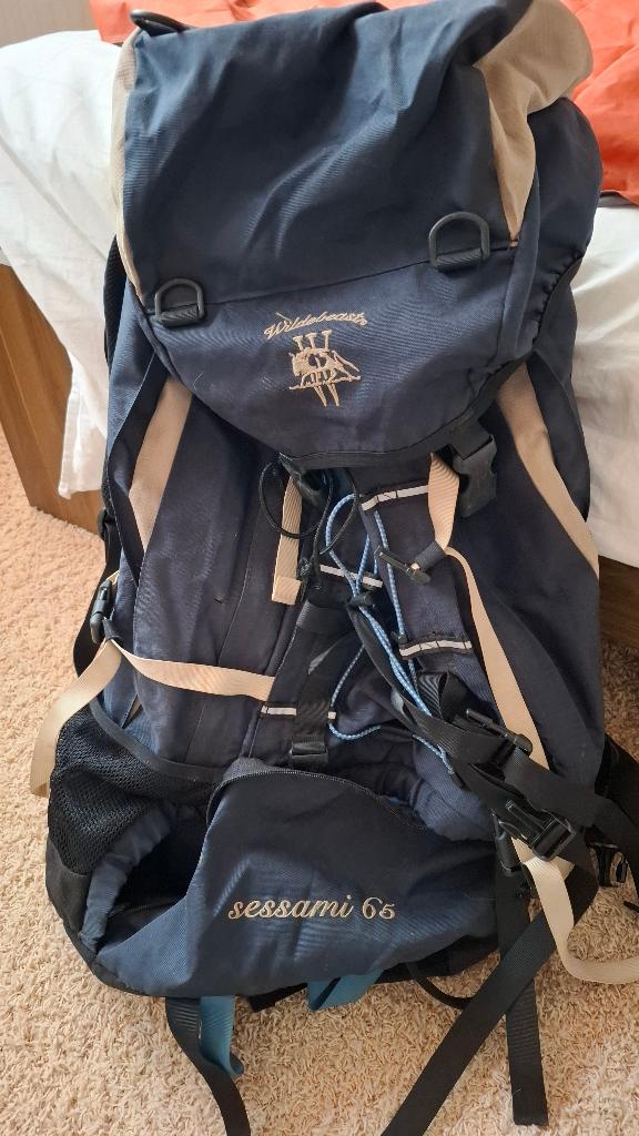 rugzak 65 liter Wildebeast, Ophalen of Verzenden, Zo goed als nieuw, Rugzak