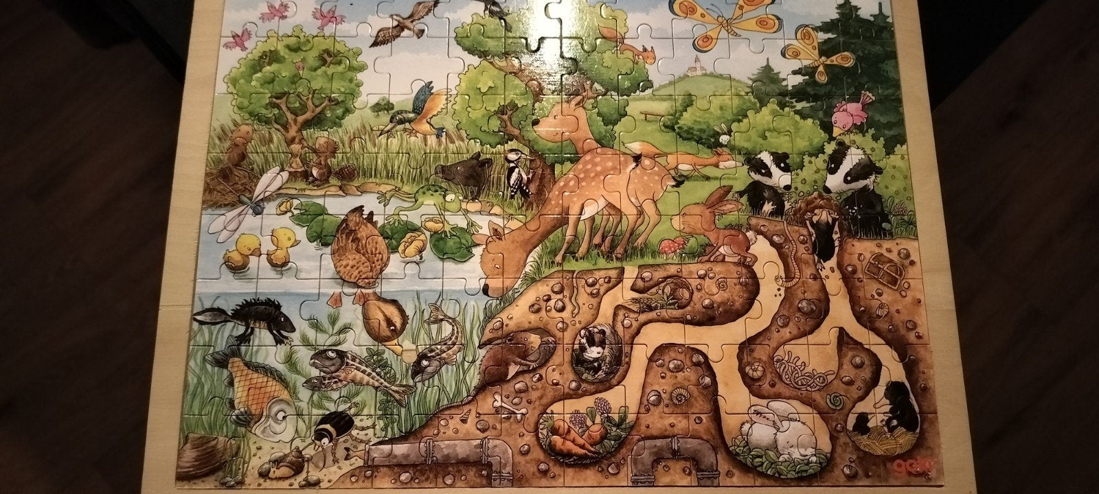 goki puzzel houten puzzel, Ophalen of Verzenden, Overige thema's