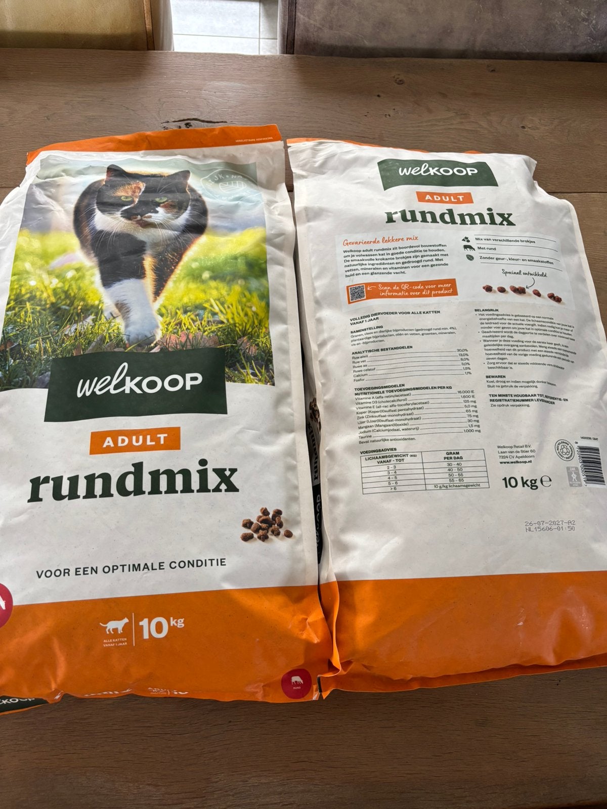 Welkoop kattenbrokken Rund 10 Kilo Rundmix kattenbrokjes, Dieren en Toebehoren, Dierenvoeding, Ophalen of Verzenden, Kat
