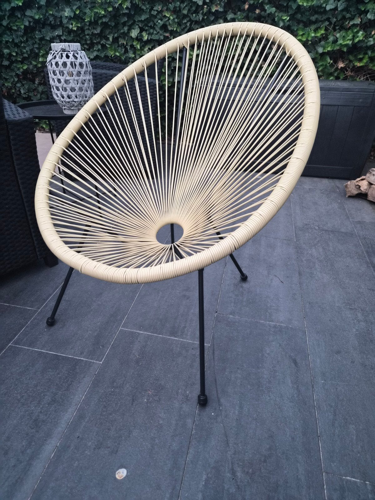 ovale tuinstoel, Tuin en Terras, Ophalen of Verzenden