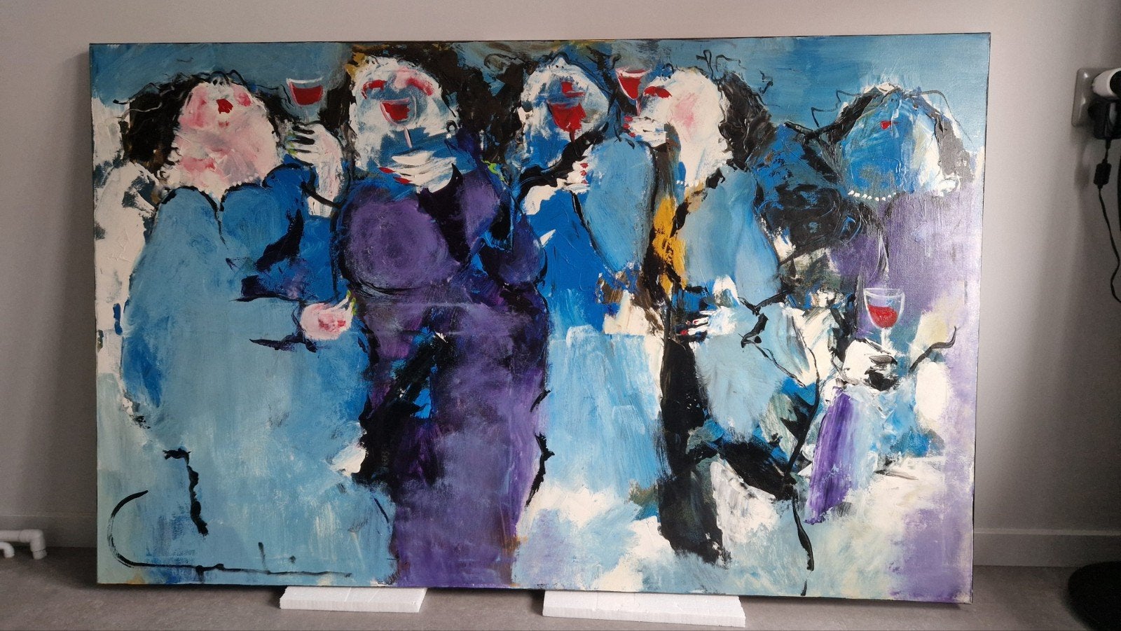 Origineel schilderij Gerdine Duijsens, Antiek en Kunst, Ophalen of Verzenden