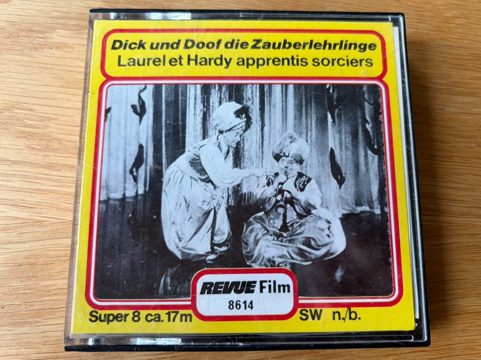 8mm film zwart wit Laurel en Hardy vintage, Ophalen of Verzenden