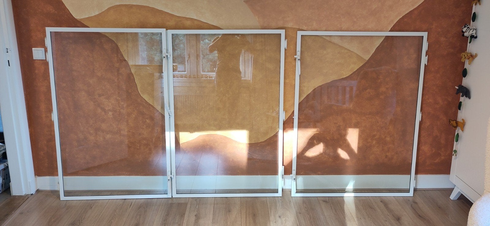 3x voorzetraam, Ophalen, Gevelraam of Ruit, Gebruikt, 80 tot 120 cm