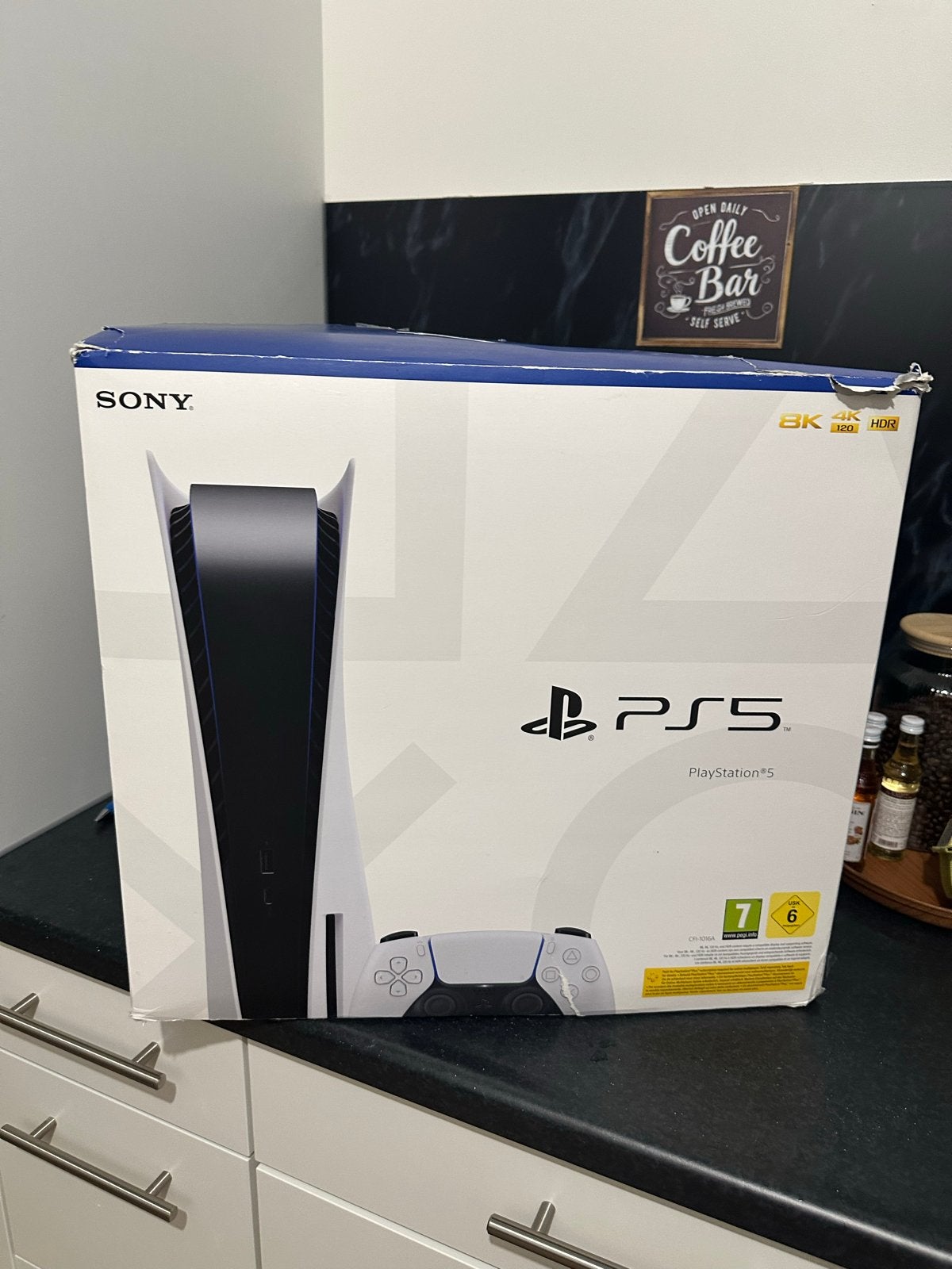 Ps5 met controller en doos, Ophalen of Verzenden, Zo goed als nieuw, Playstation 5
