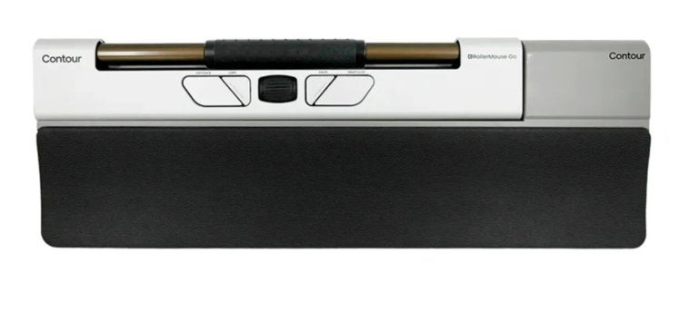 Contour Design Rollermouse GO draadloze trackpad + dock, Computers en Software, Muizen, Contour Design, Ergonomisch, Rechtshandig