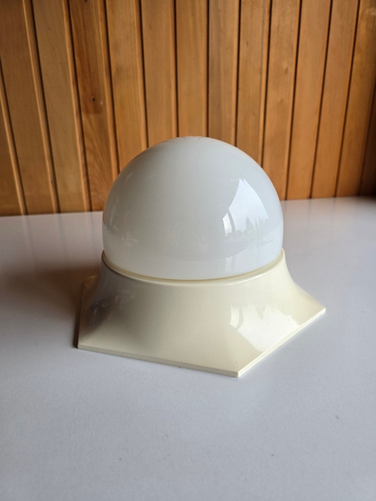 Vintage Space Age Plafondlamp / Wandlamp – Massive, Huis en Inrichting, Lampen | Plafondlampen, Ophalen of Verzenden, Kunststof