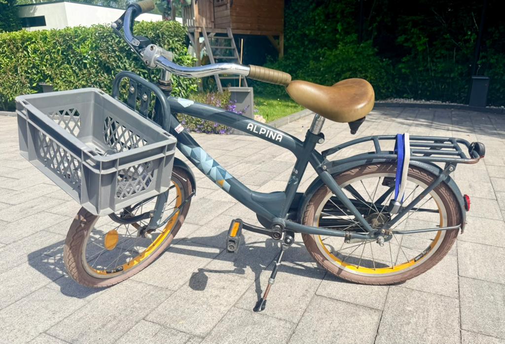 Alpina Clubb jongensfiets 18 inch, Ophalen, Zo goed als nieuw, 16 tot 20 inch