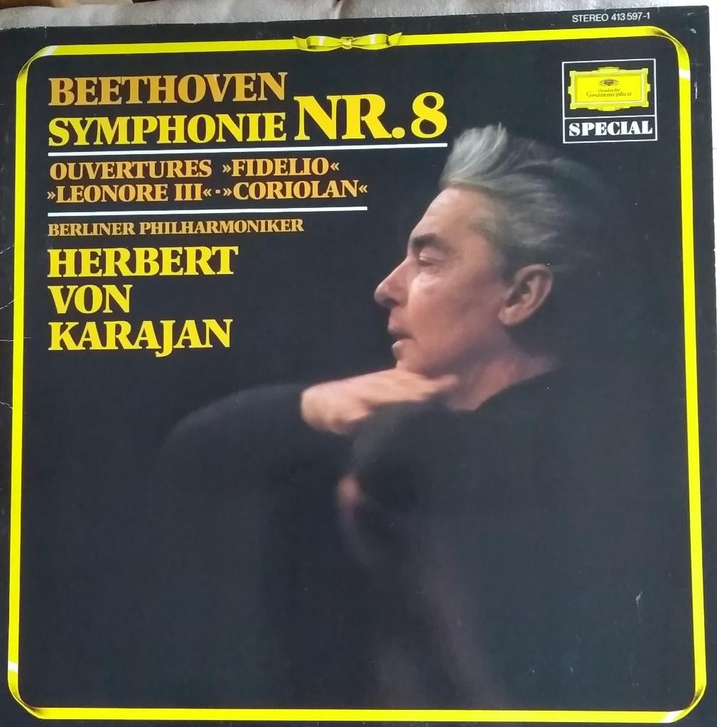 SYMPHONIE no.8  BEETHOVEN(33 toerenplaat)(gebruikt, maar), Kamermuziek, Ophalen of Verzenden, Zo goed als nieuw, 12 inch