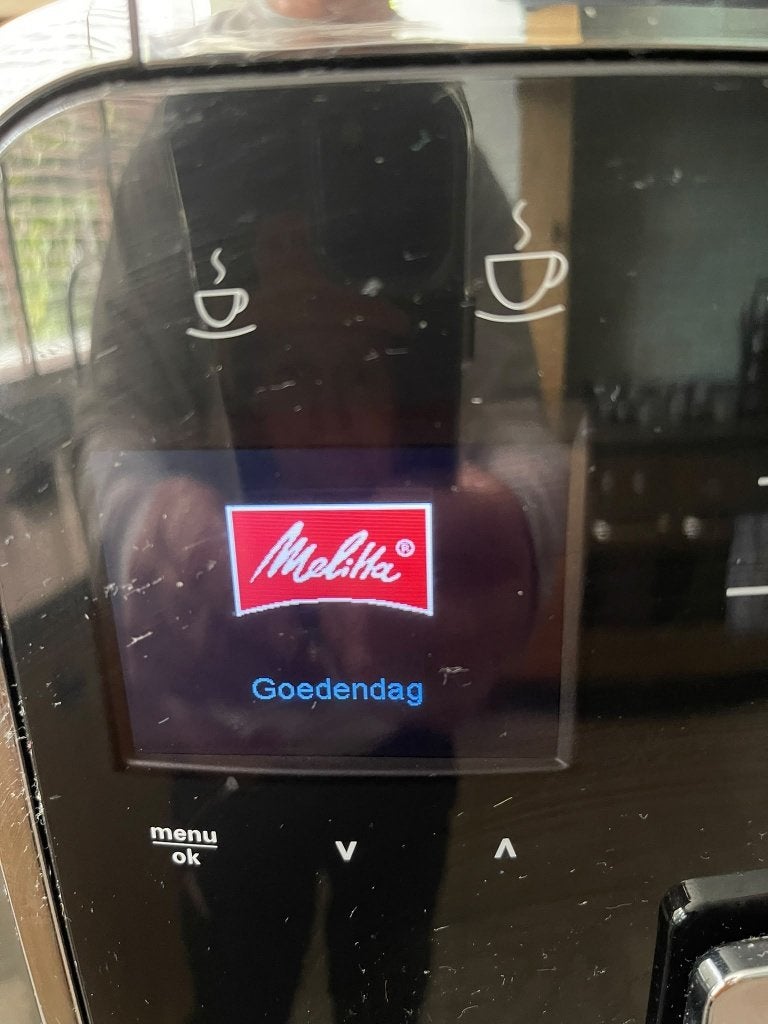 Melitta Caffeo Barista T Smart volautomatische koffiemachine, Ophalen, Gebruikt, Koffiemachine, Koffiebonen