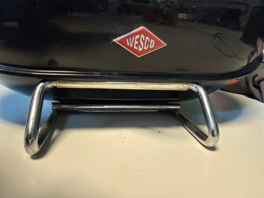 Wesco Broodtrommel Zwart - Retro Design, Ophalen, Geenidee@wesco.nl, Gebruikt, Wesco