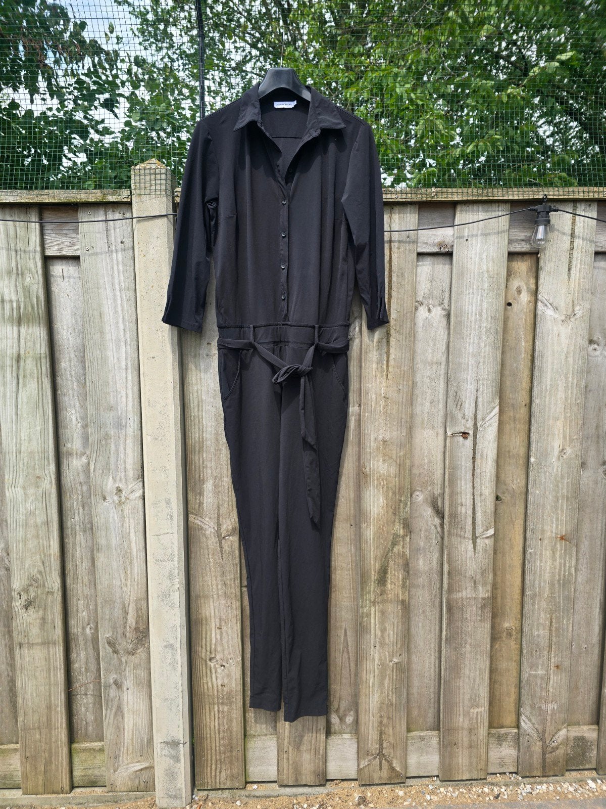 Nicolette Kluijver Terstal zwarte jumpsuit maat L 40 zgan, Kleding | Dames, Kluijver terstal, Zwart, Zo goed als nieuw, Ophalen