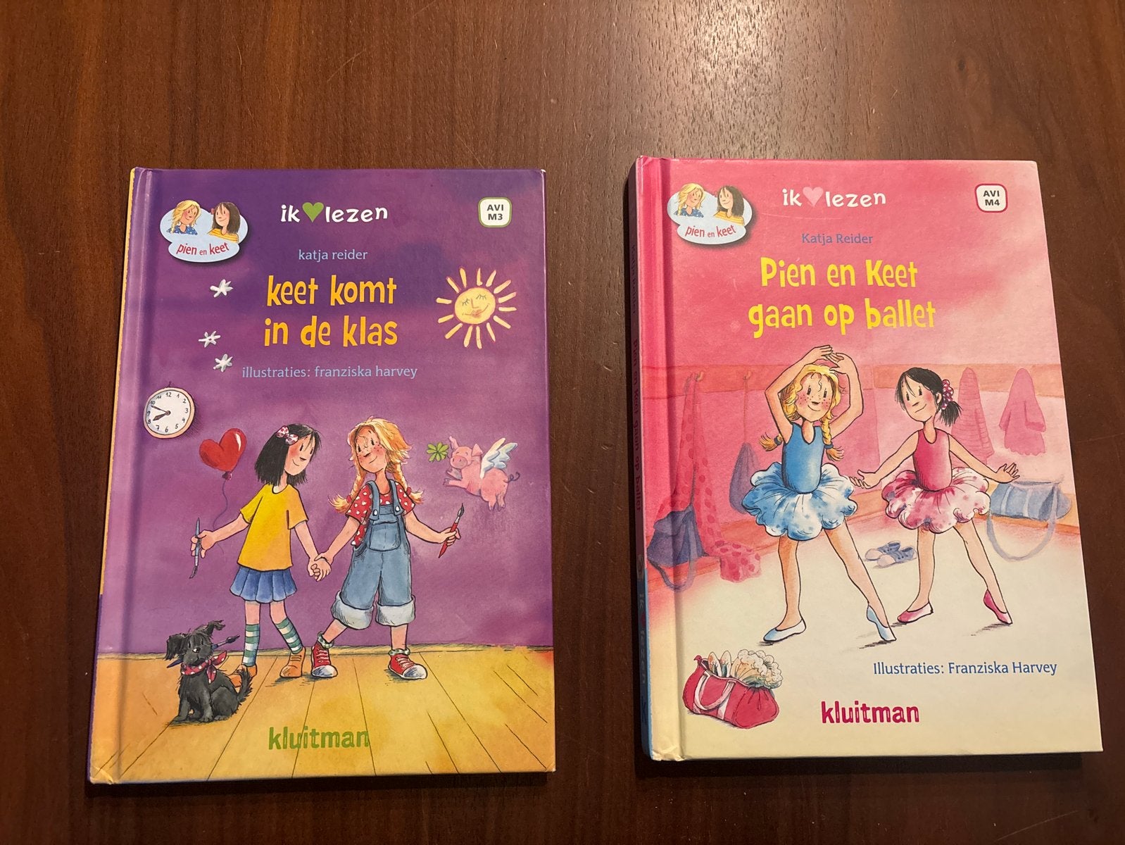 Boekjes Keet komt in de klas & Pien en Keet gaaln op ballet, Gelezen, Fictie algemeen, Meisje, Ophalen of Verzenden