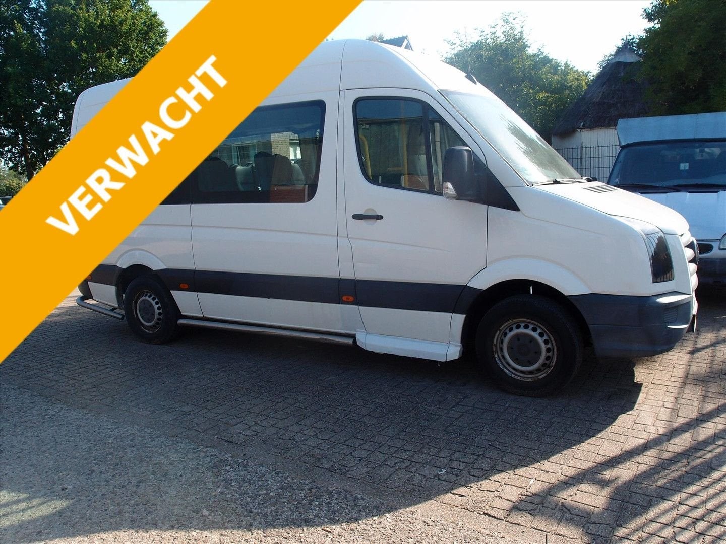 Volkswagen Crafter 35 109pk TDI BUS L2H1 366/3500 Euro 5, Auto's, Volkswagen, Overige modellen, Wit, Grijs, 107 pk