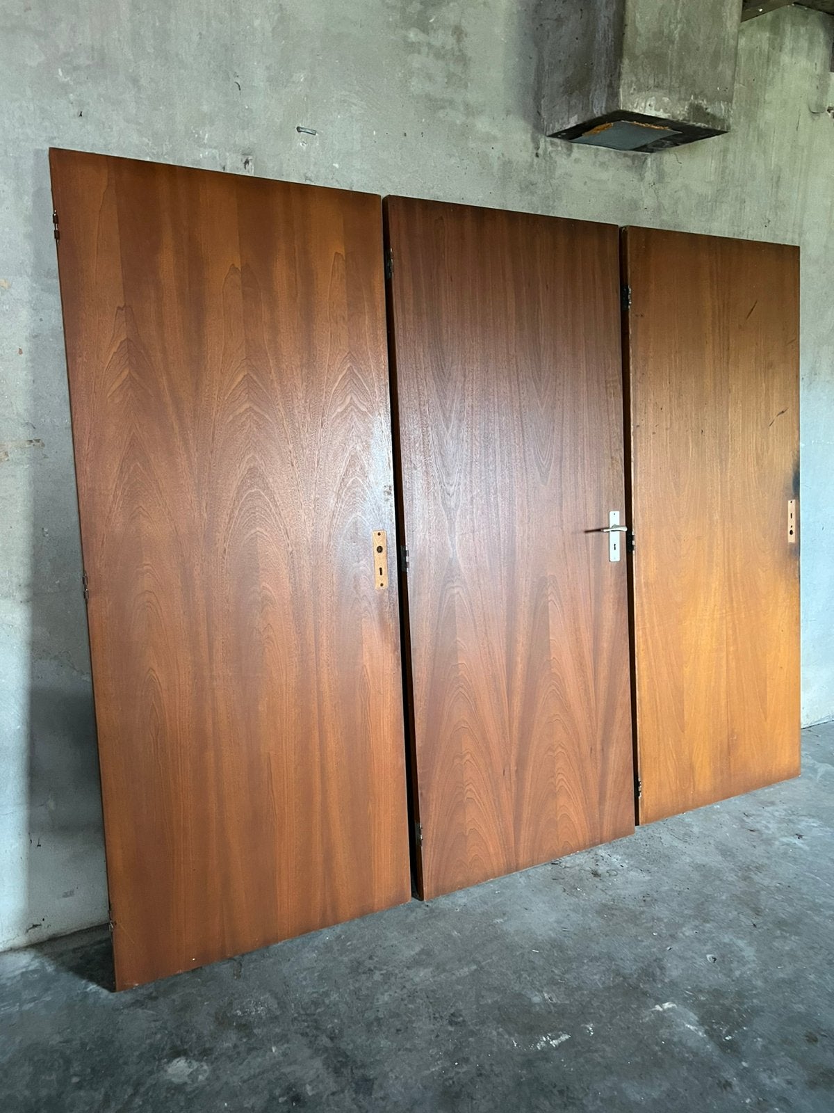 3 Board lichtgewicht DEUREN 201x83x4 cm - 1 deur met klink, Ophalen, Gebruikt, 80 tot 100 cm, Binnendeur