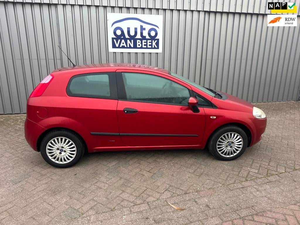 Fiat Grande Punto 1.3 JTD Active, Voorwielaandrijving, Stof, Gebruikt, Zwart