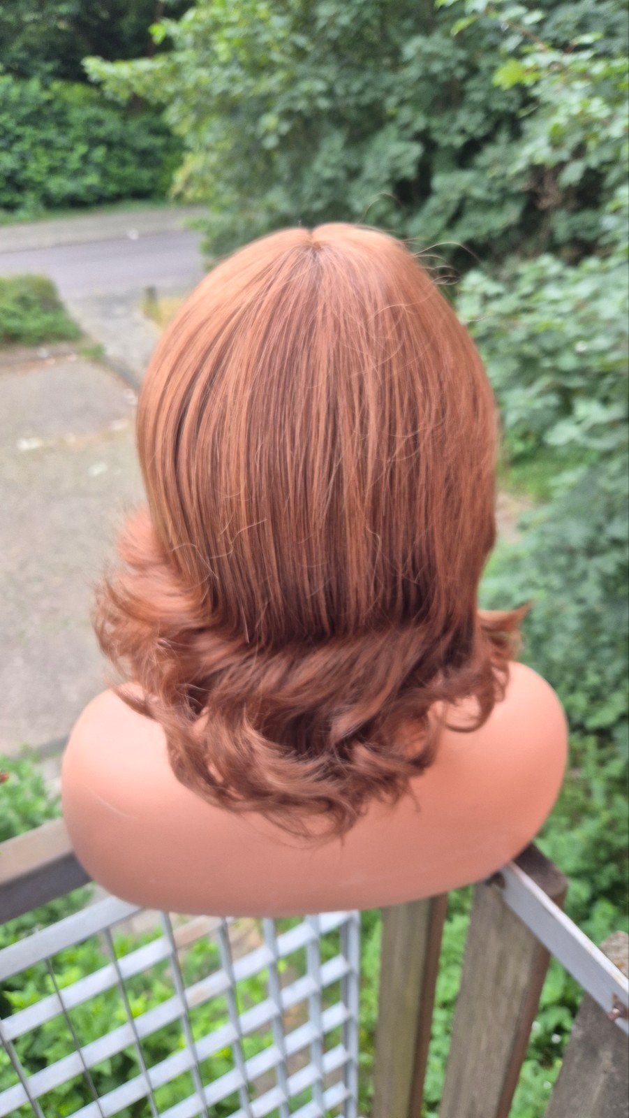 Koper bruine pruik/haarwerk (Julia), Sieraden, Tassen en Uiterlijk, Uiterlijk | Haarverzorging, Ophalen of Verzenden, Nieuw, Pruik of Haarverlenging