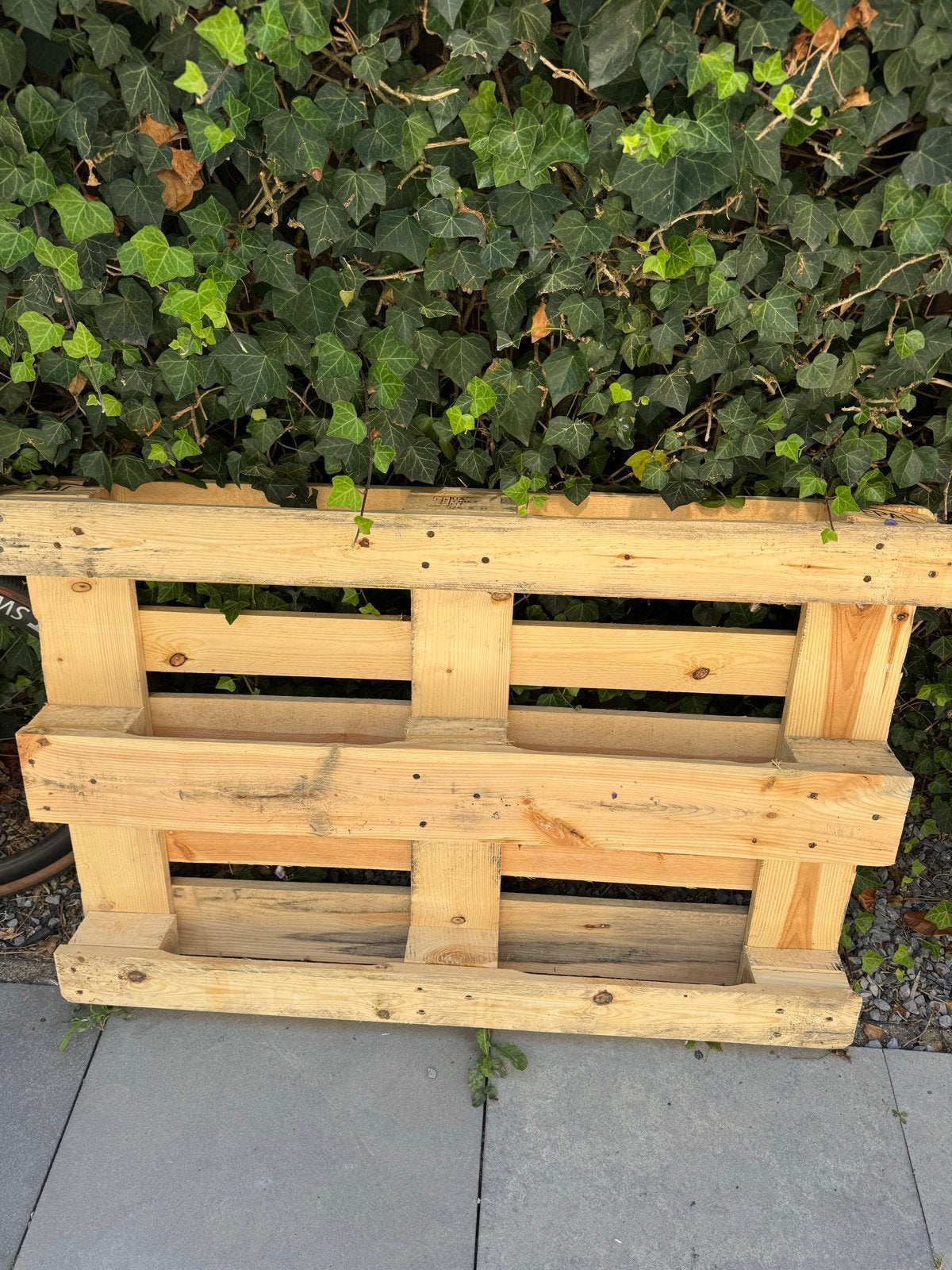 Houten pallet - Overbodig, Ophalen