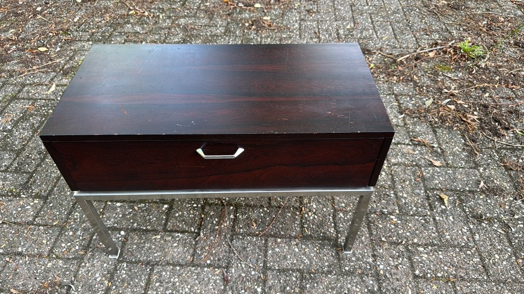 palissander klepkastje, Ophalen of Verzenden, Gebruikt, Minder dan 45 cm, 70 cm of meer