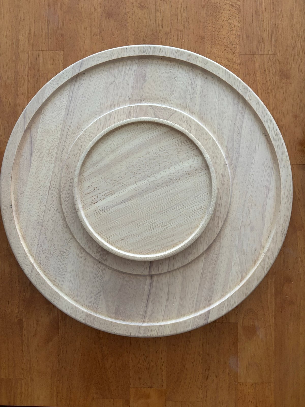 Inspiration Draaiplateau van beukenhout - 46 cm, Beige, Overige typen, Hout, Nieuw