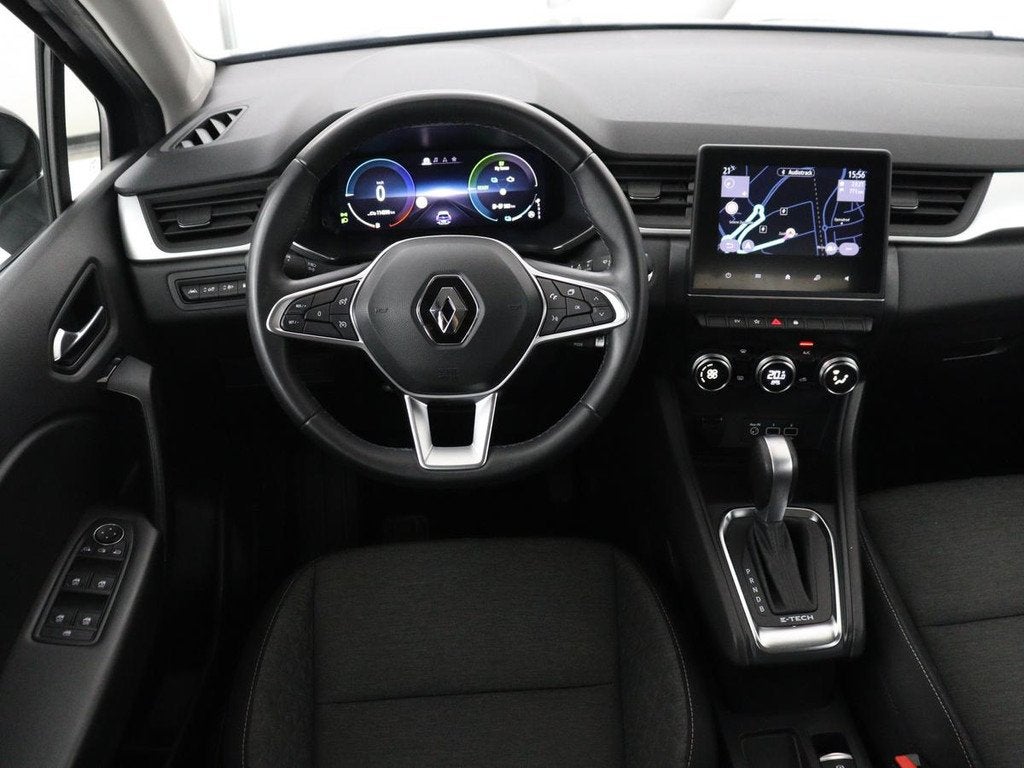 Renault Captur 1.6 E-Tech Hybrid 145 Intens | SOH 85,4% | Ca, Gebruikt, Euro 6, Blauw, Leder en Stof