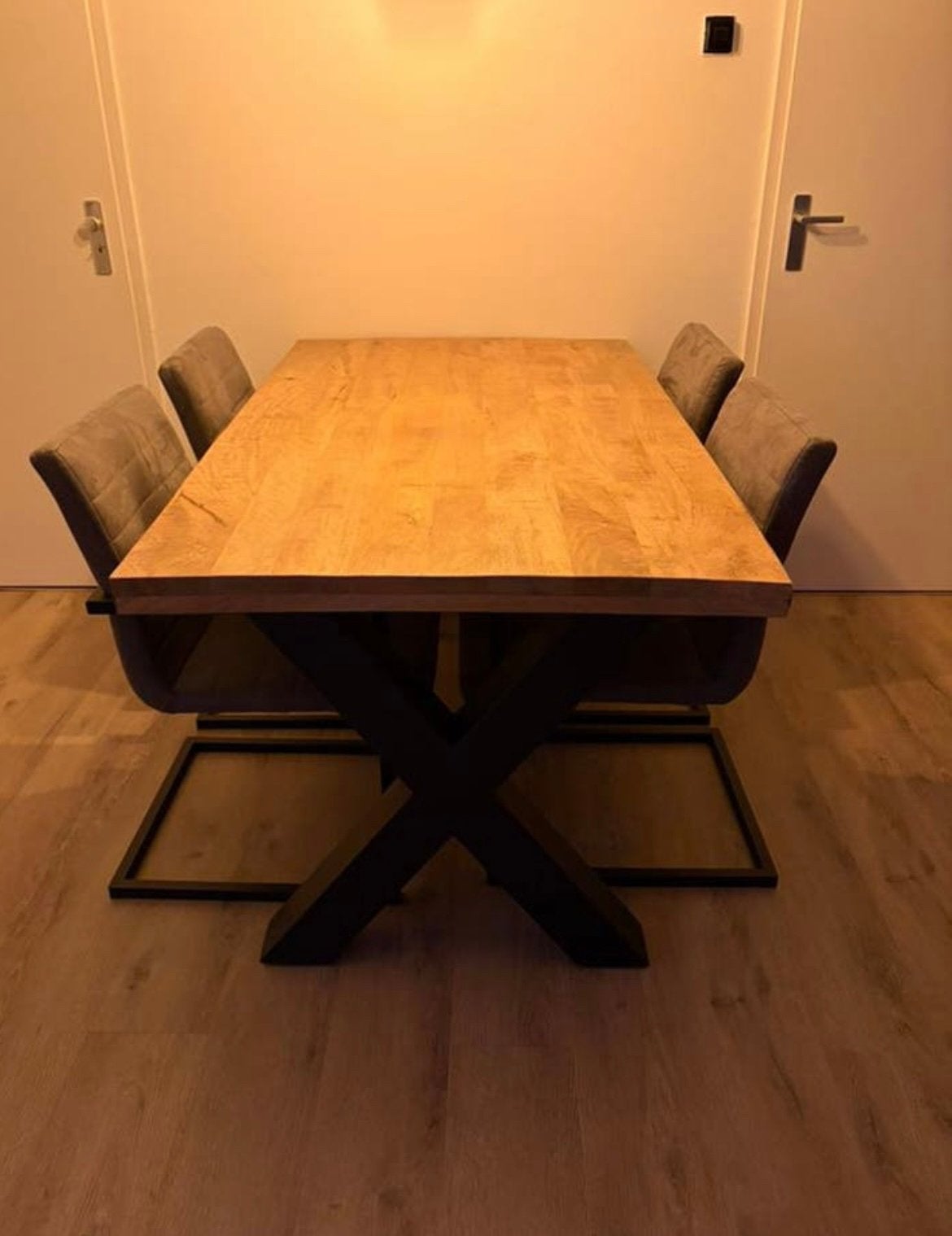Eettafel, Ophalen, 200 cm of meer, 50 tot 100 cm, Zo goed als nieuw