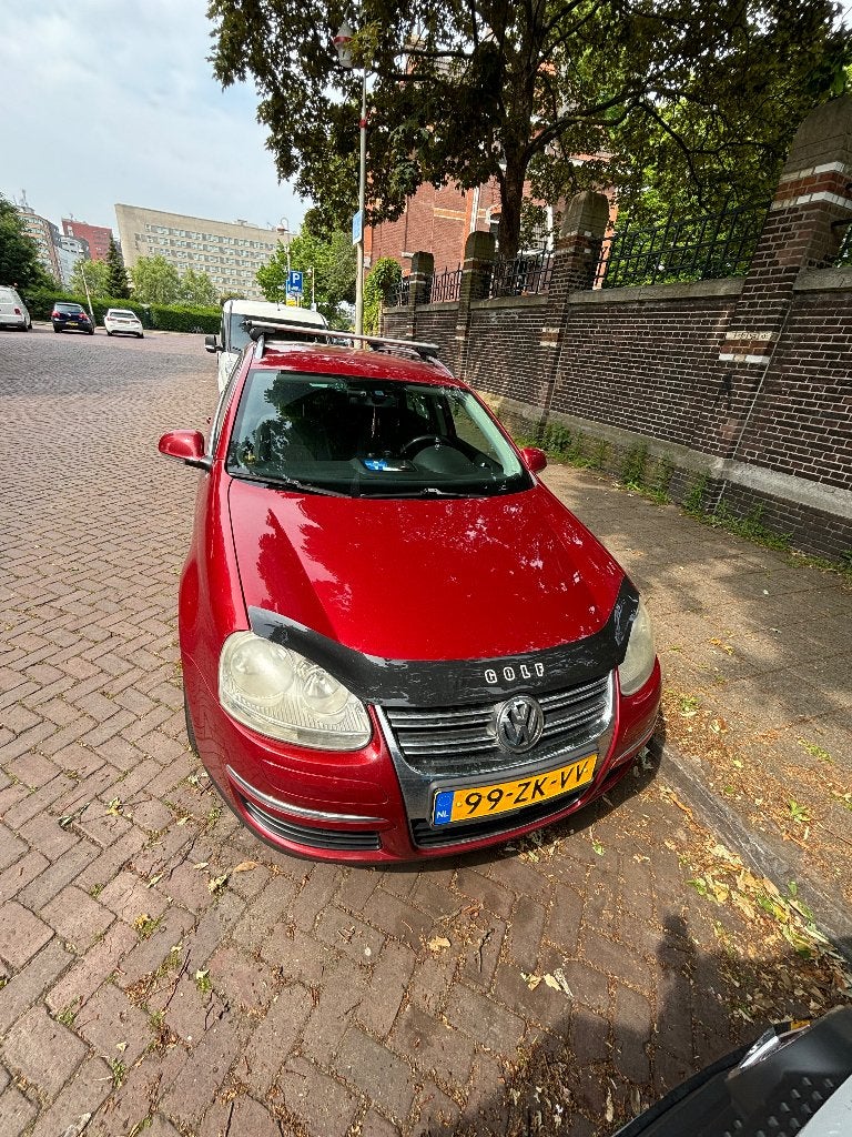 Volkswagen Golf 1.6 75KW Variant 2008 Rood, Voorwielaandrijving, Zwart, 4 cilinders, Overige bekleding