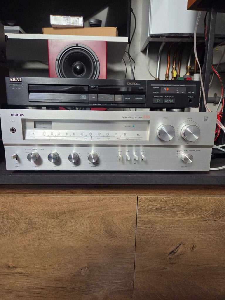 Phillips 22AH 682 Receiver  (1978), Zo goed als nieuw, Ophalen, Overige merken, Minder dan 60 watt