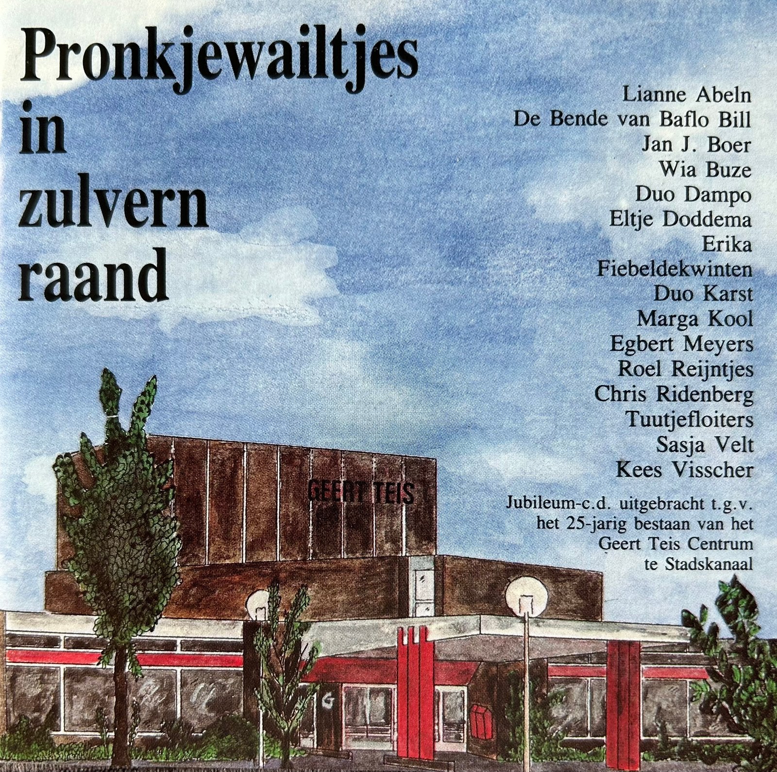 Pronkjewailtjes in zulvern raand - groningen dialect, Cd's en Dvd's, Ophalen of Verzenden, Zo goed als nieuw, Streekmuziek, Album