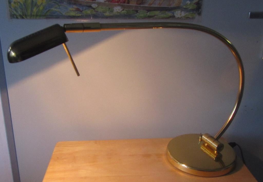 Vintage Deknudt bureau/werklamp, Ophalen of Verzenden, Gebruikt, Minder dan 50 cm