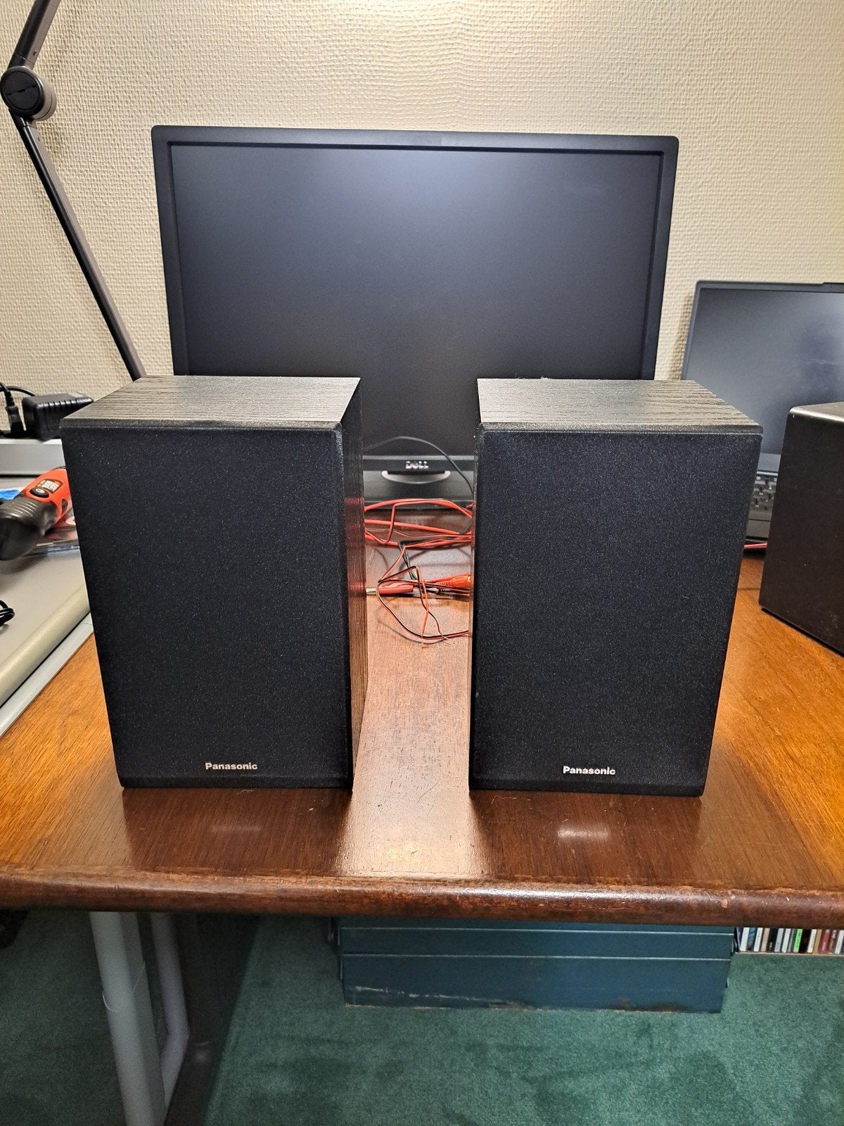 Kleine set Panasonic boekenplank speakers luidsprekers, Ophalen, Zo goed als nieuw, Minder dan 60 watt, Overige merken
